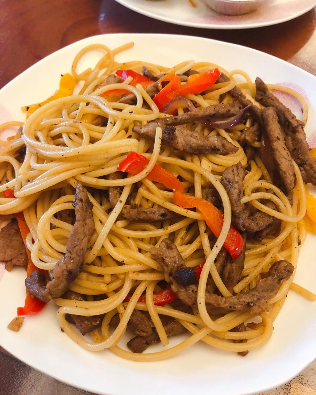 黑椒牛柳意面