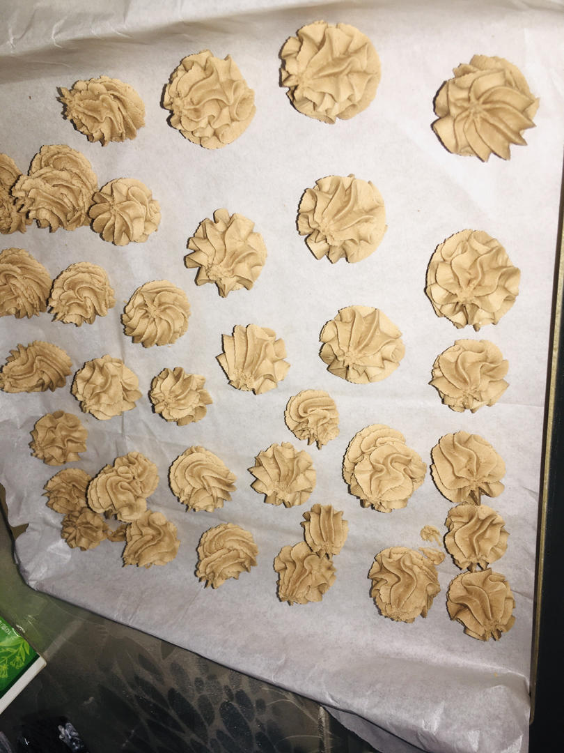 酥松到过份，香味醇厚有回味的咖啡小曲奇饼🍪