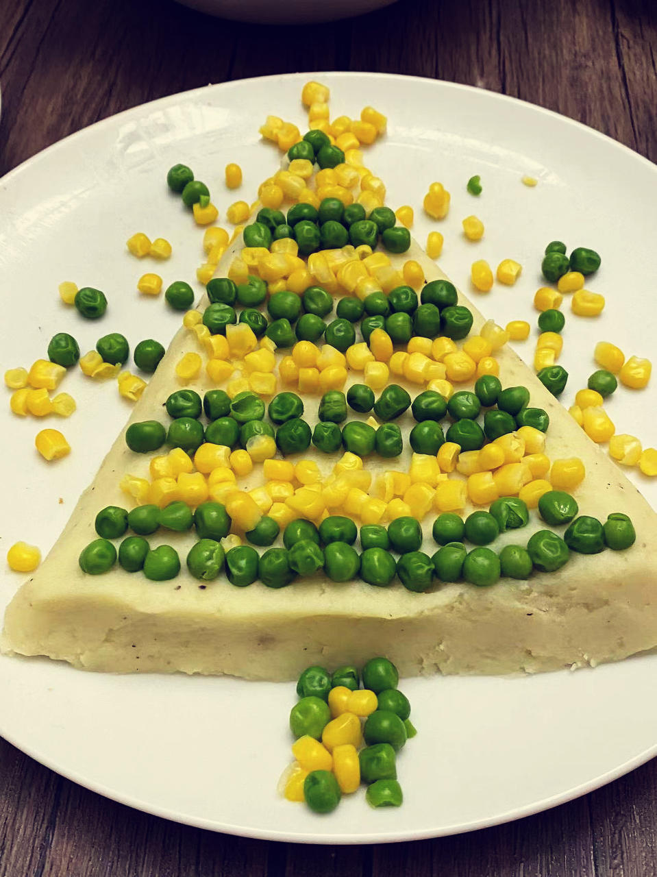 土豆泥西兰花圣诞树