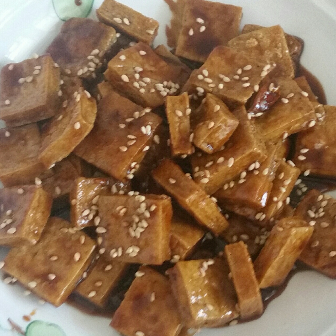 蜜汁豆干