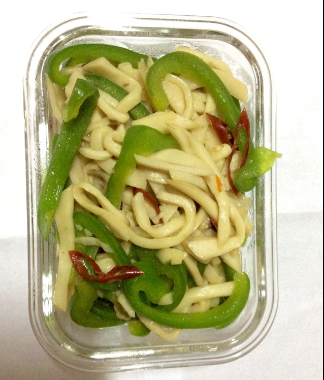 青椒素炒杏鲍菇
