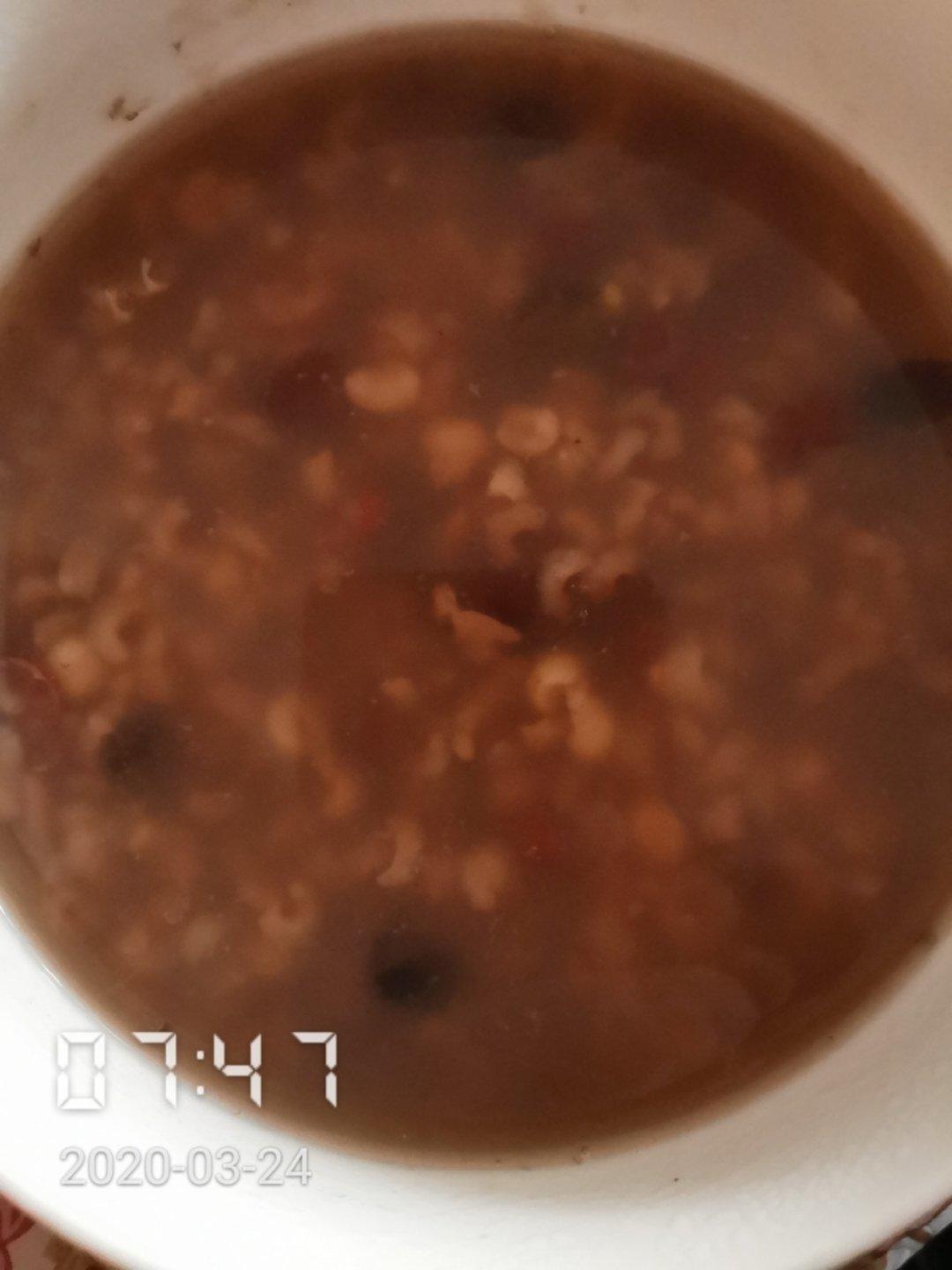 薏米红豆粥