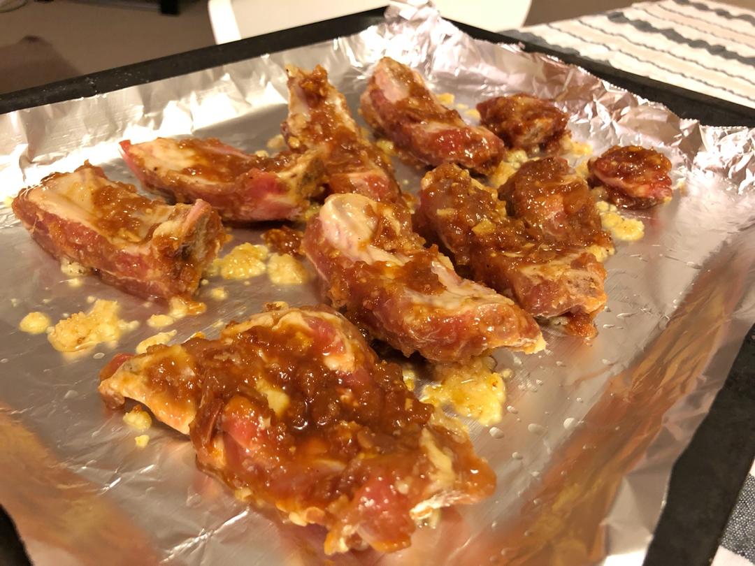 香到骨头里的蒜香排骨（烤箱）