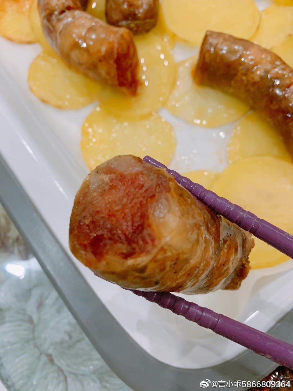 香烤脆皮肠【4月北鼎烤箱食谱】