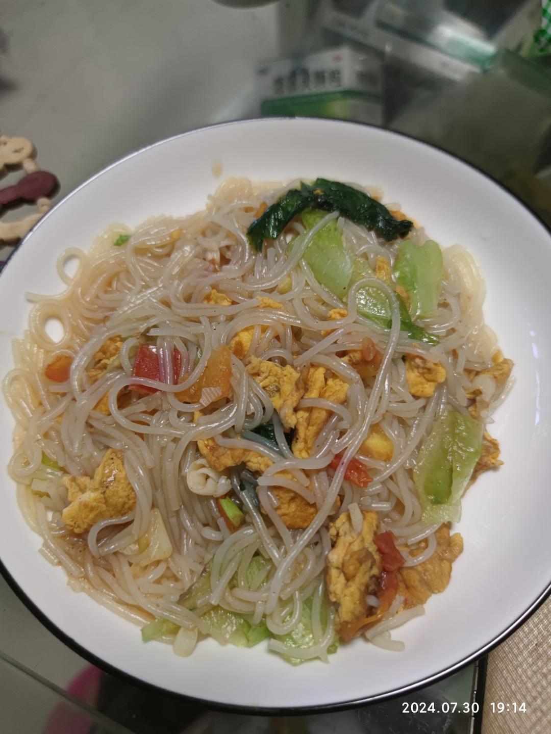 大牌档炒米粉