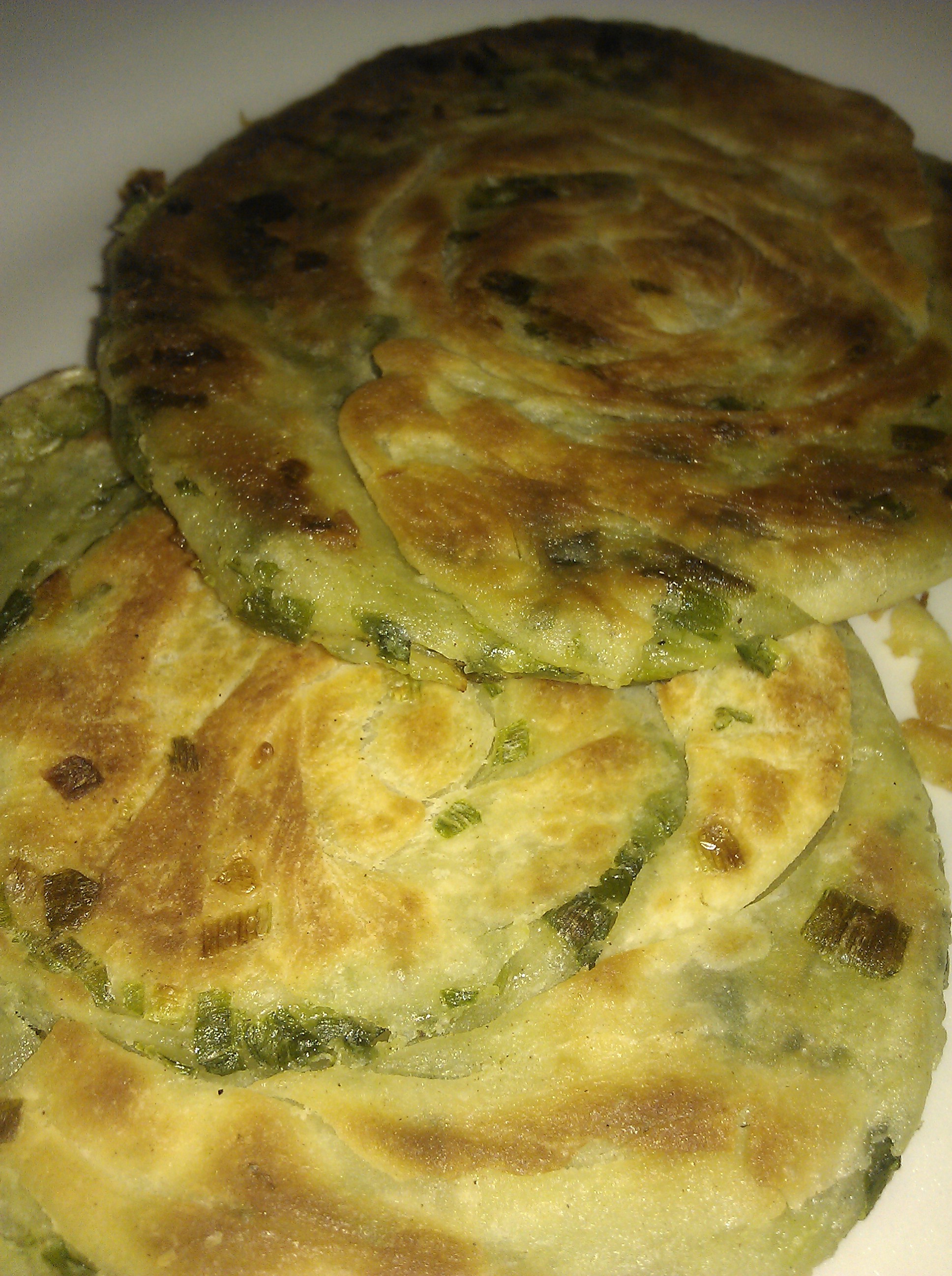 自制葱油饼