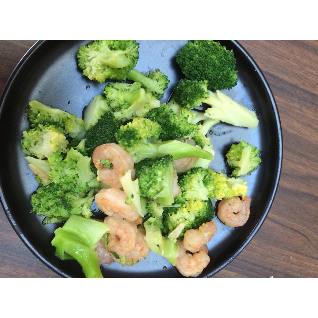 西兰花炒虾仁
