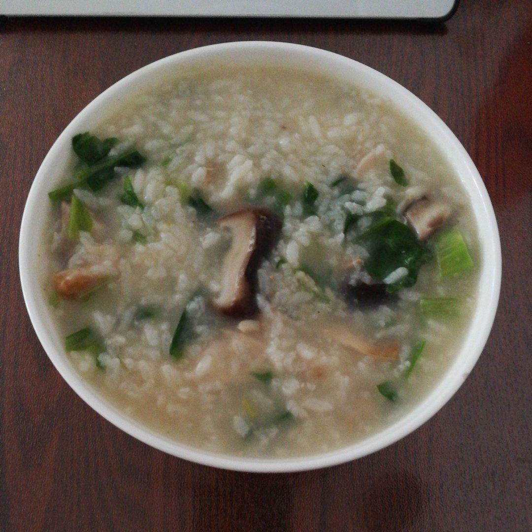 养胃早餐🤣香菇肉丝粥