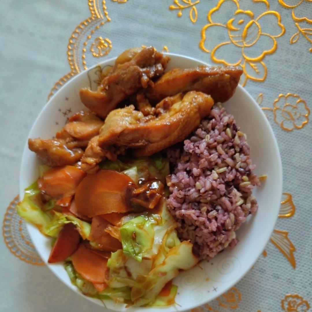 照烧鸡腿饭