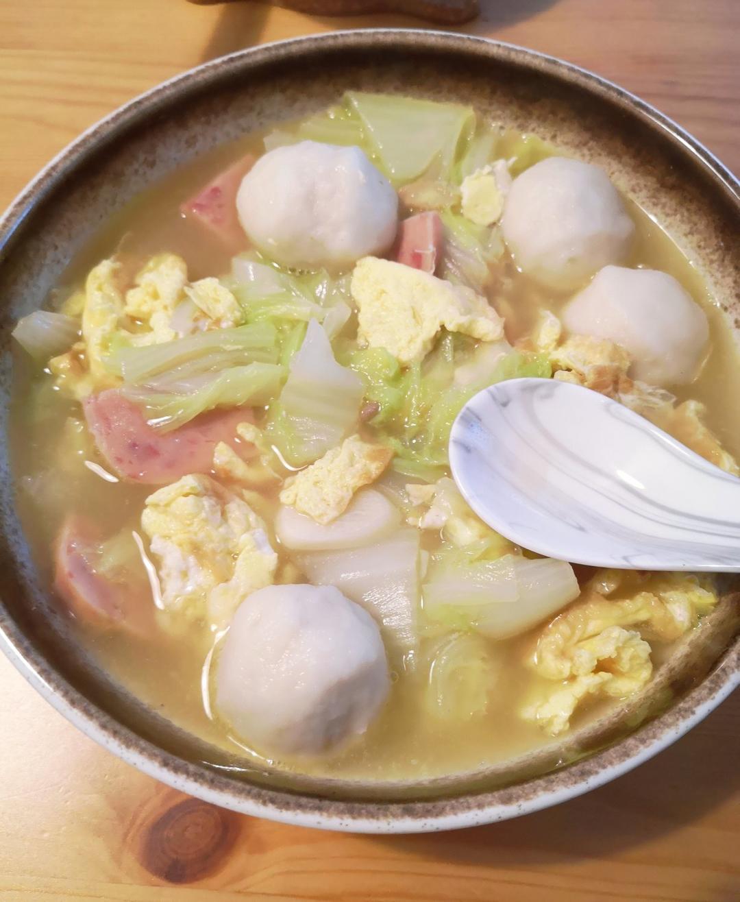 超级减肥🥗娃娃菜鸡蛋汤