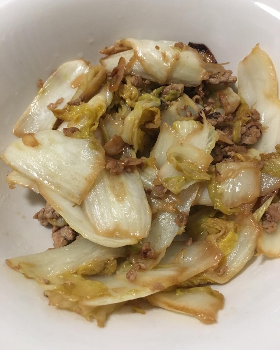 肉末蚝汁娃娃菜