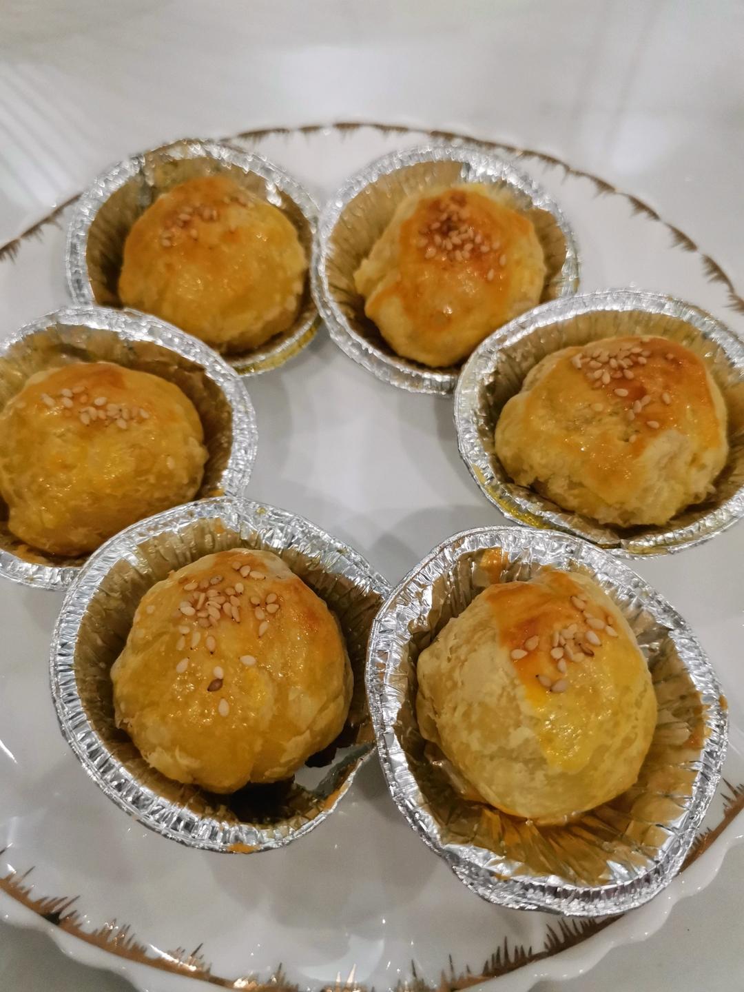 汤圆➕蛋挞皮＝完美汤圆酥