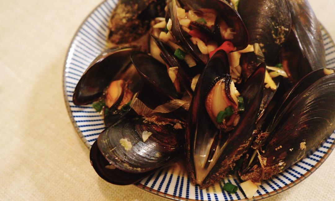 清炒贻贝（淡菜）