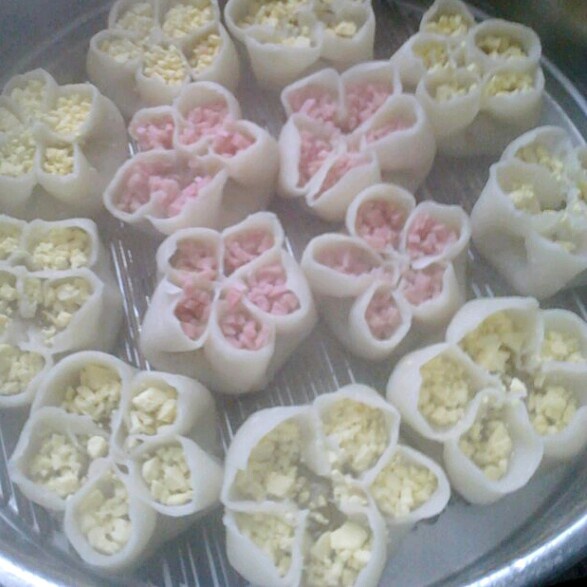 年夜饭四喜蒸饺I花样蒸饺