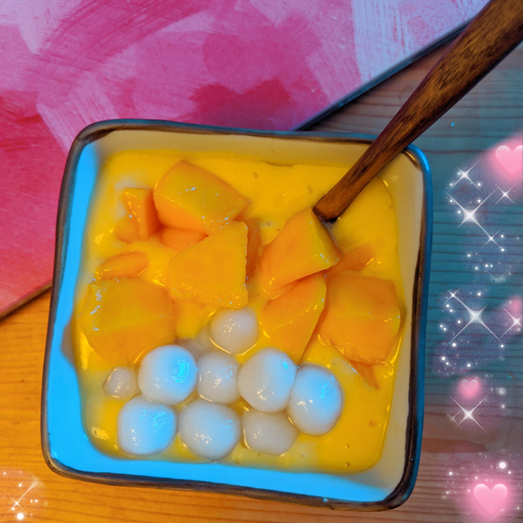 夏日必备小甜品❗低卡好吃不胖的多芒小丸子