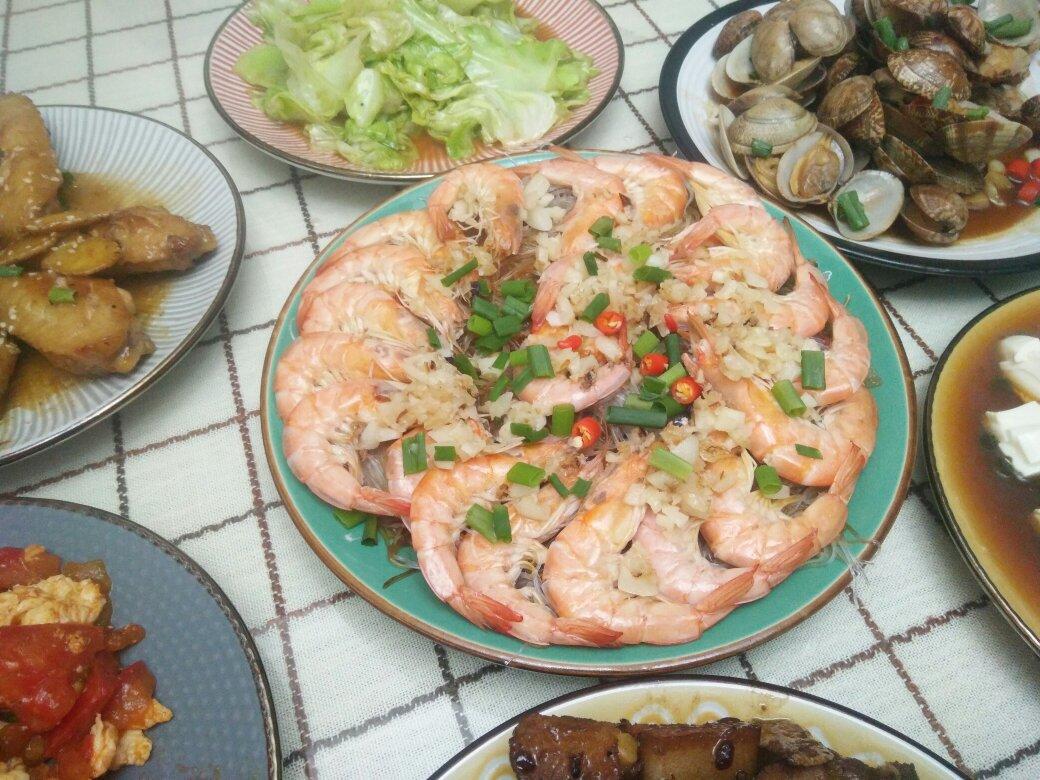 【原汁原味】蒜蓉粉丝虾