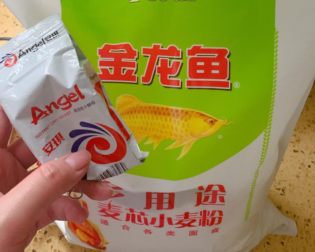 纯奶手撕吐司的做法 步骤1