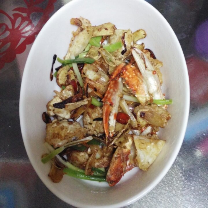 葱姜炒蟹 Fried Crabs