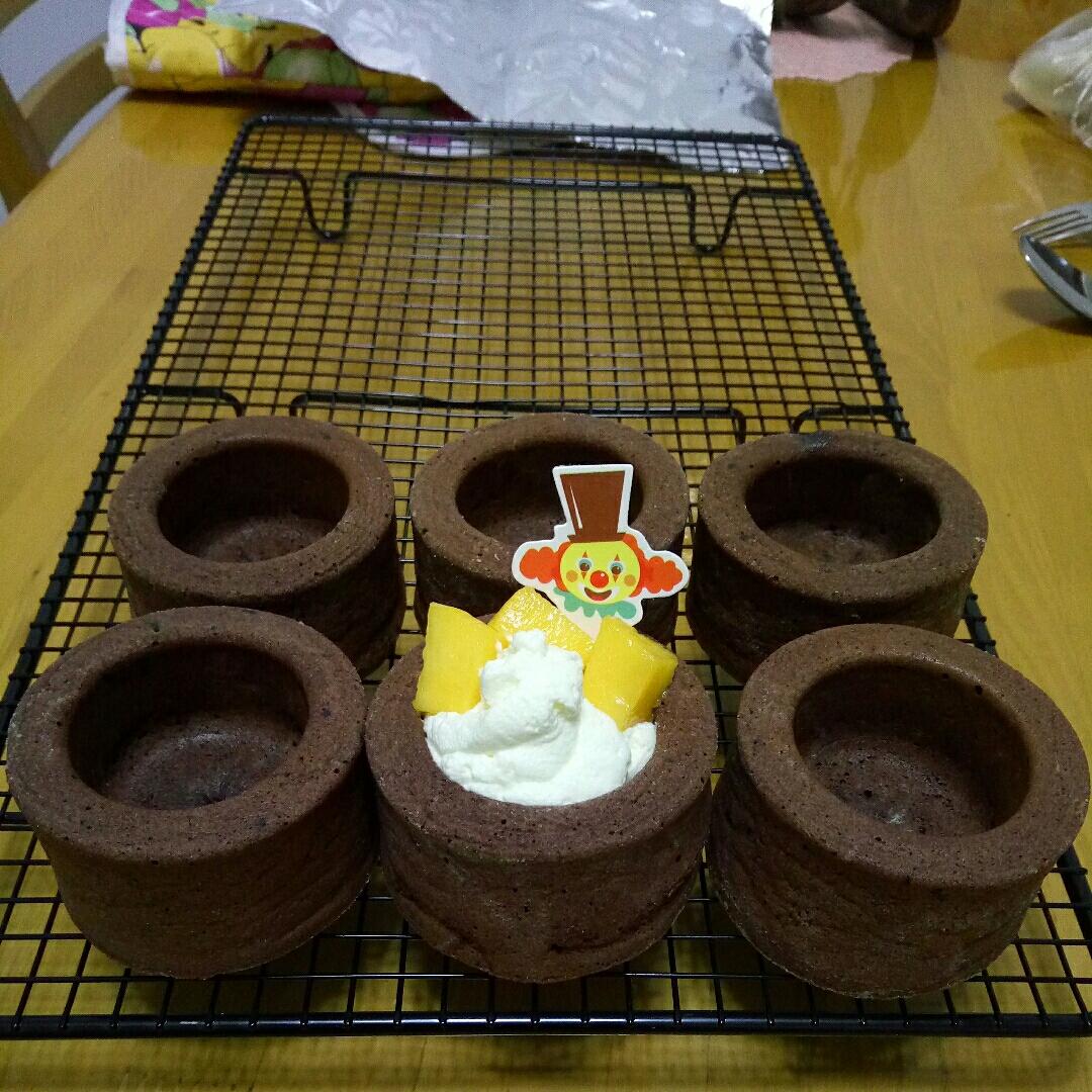 巧克力海绵杯子蛋糕