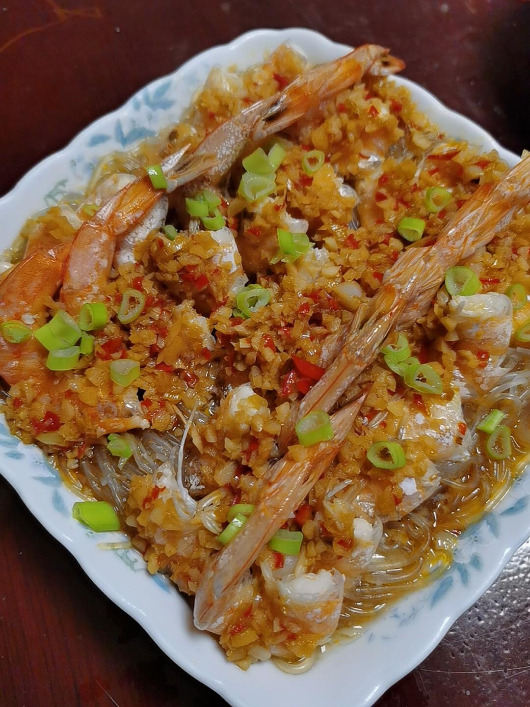 蒜蓉粉丝开背虾