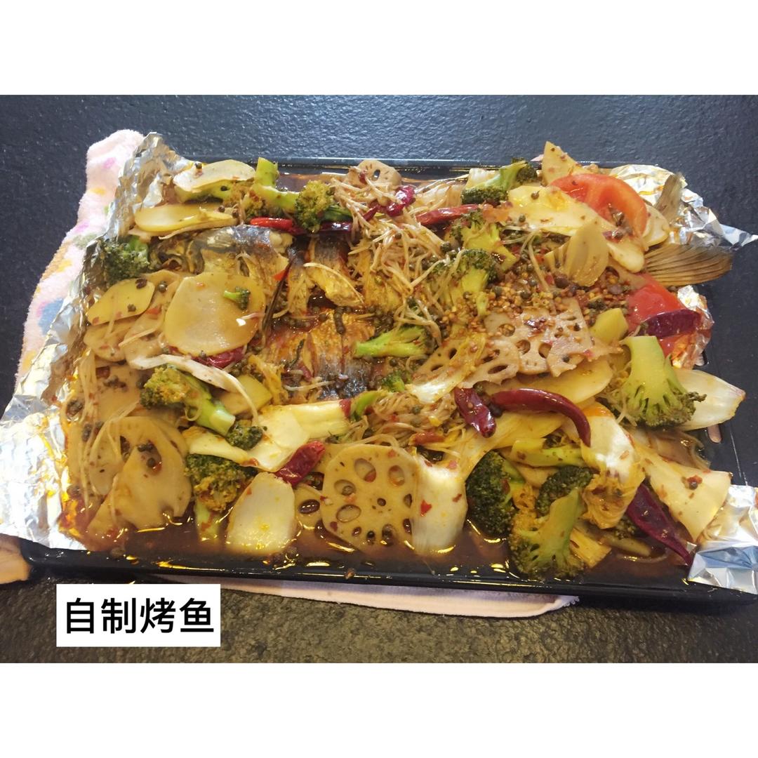 香辣烤鱼-烤箱版