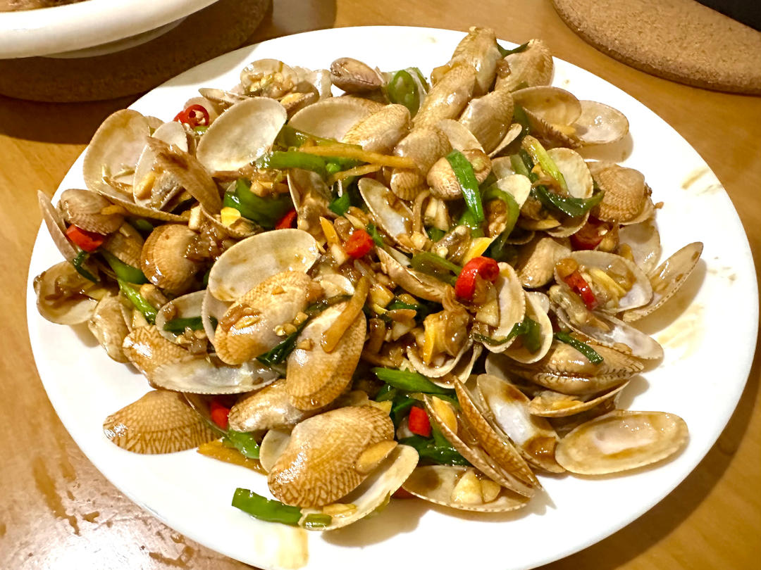 5分钟快手菜❗️秒杀路边摊爆炒花甲～好吃到爆