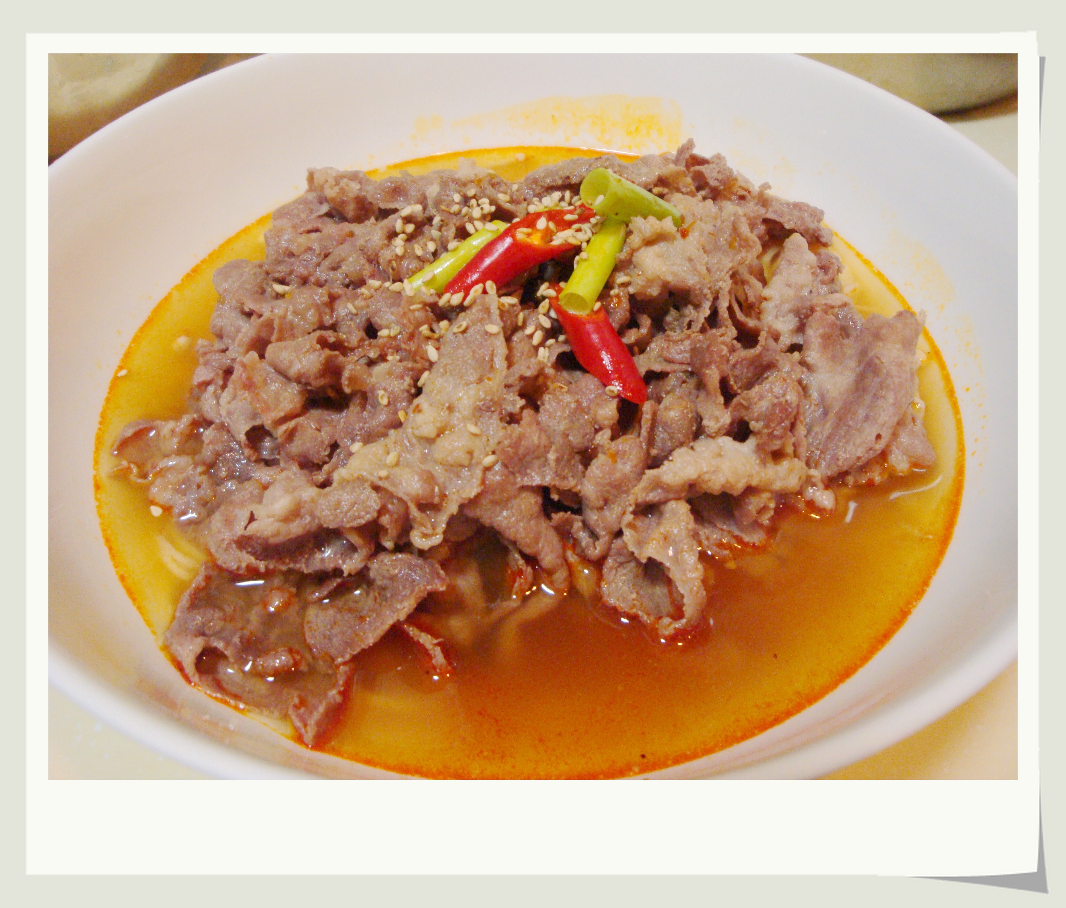 希南做的酸汤冬阴功肥牛