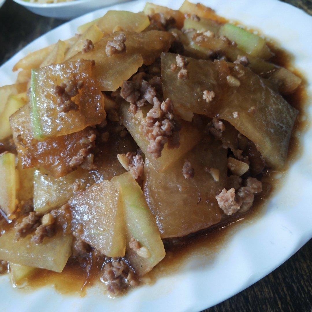 肉末炒冬瓜(超下饭)
