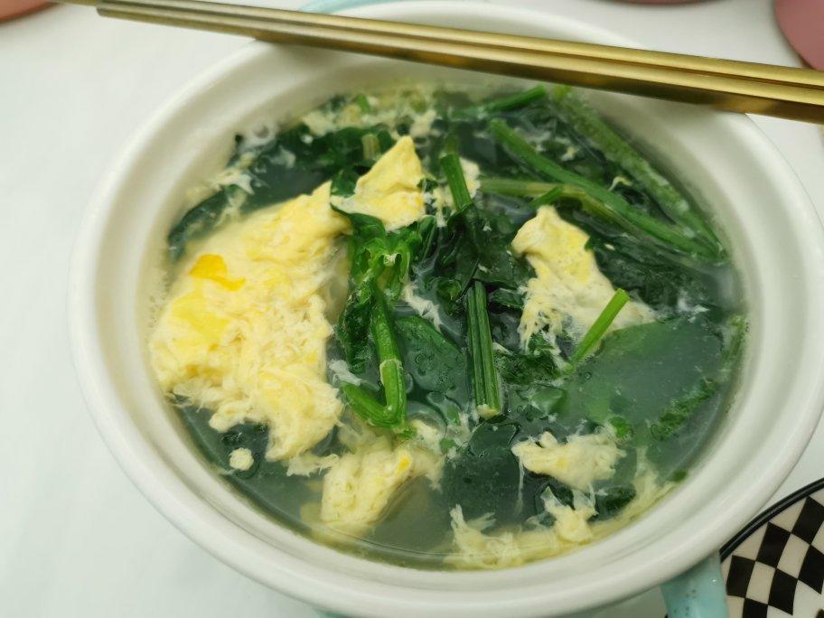 菠菜鸡蛋汤