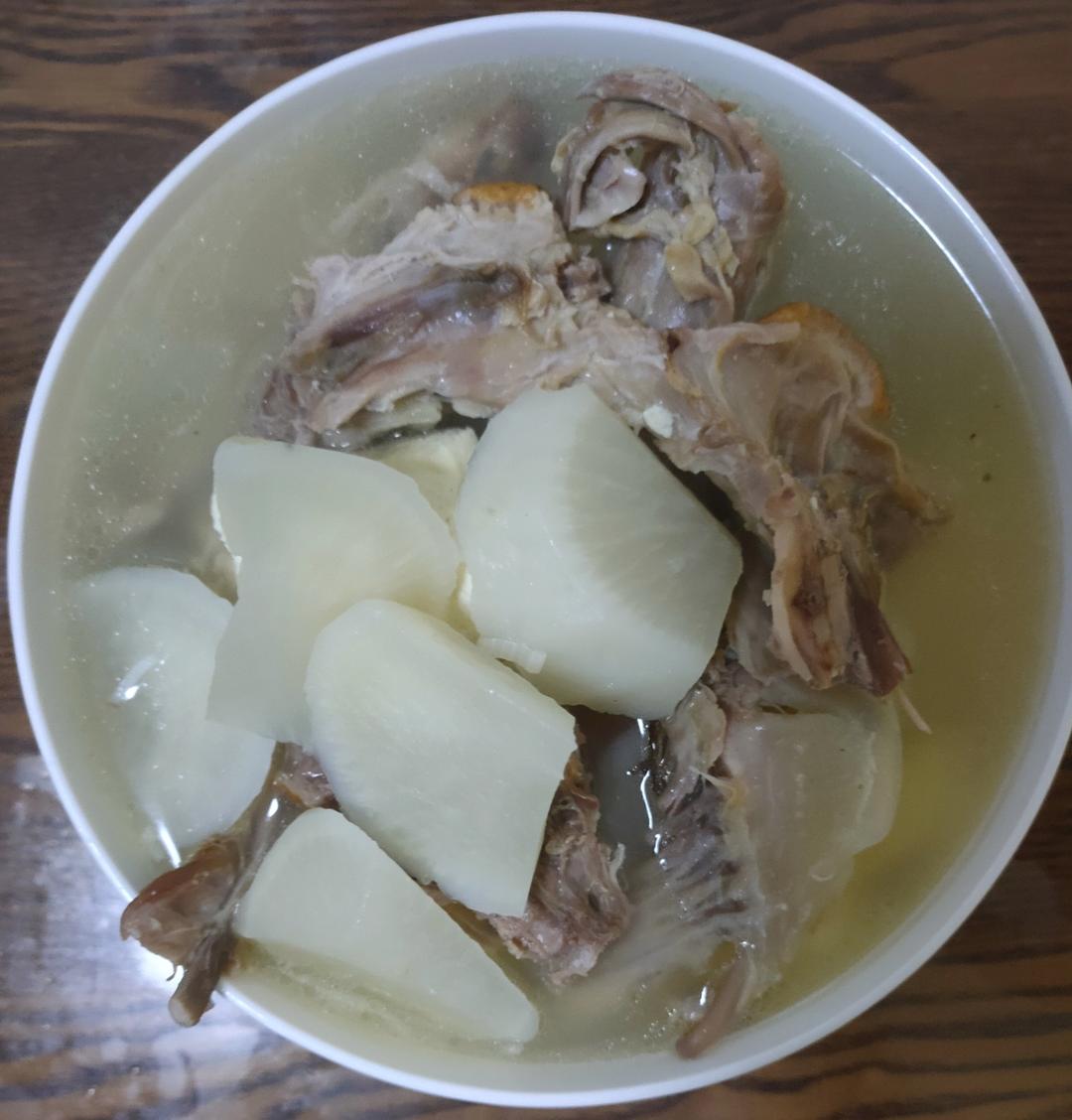 奶白鸭架汤（烤鸭）