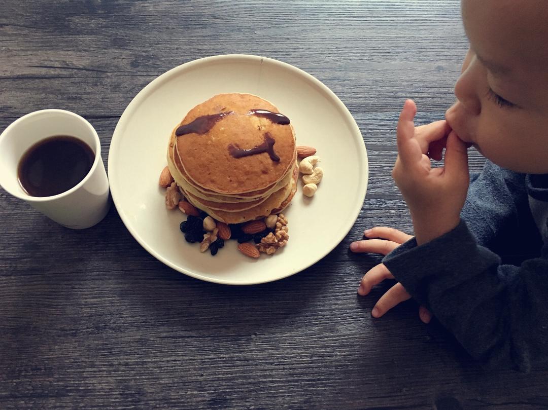 【减脂早餐】无油香蕉松饼（超简单）