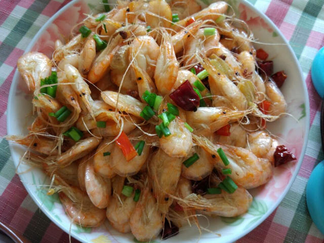 油爆白虾