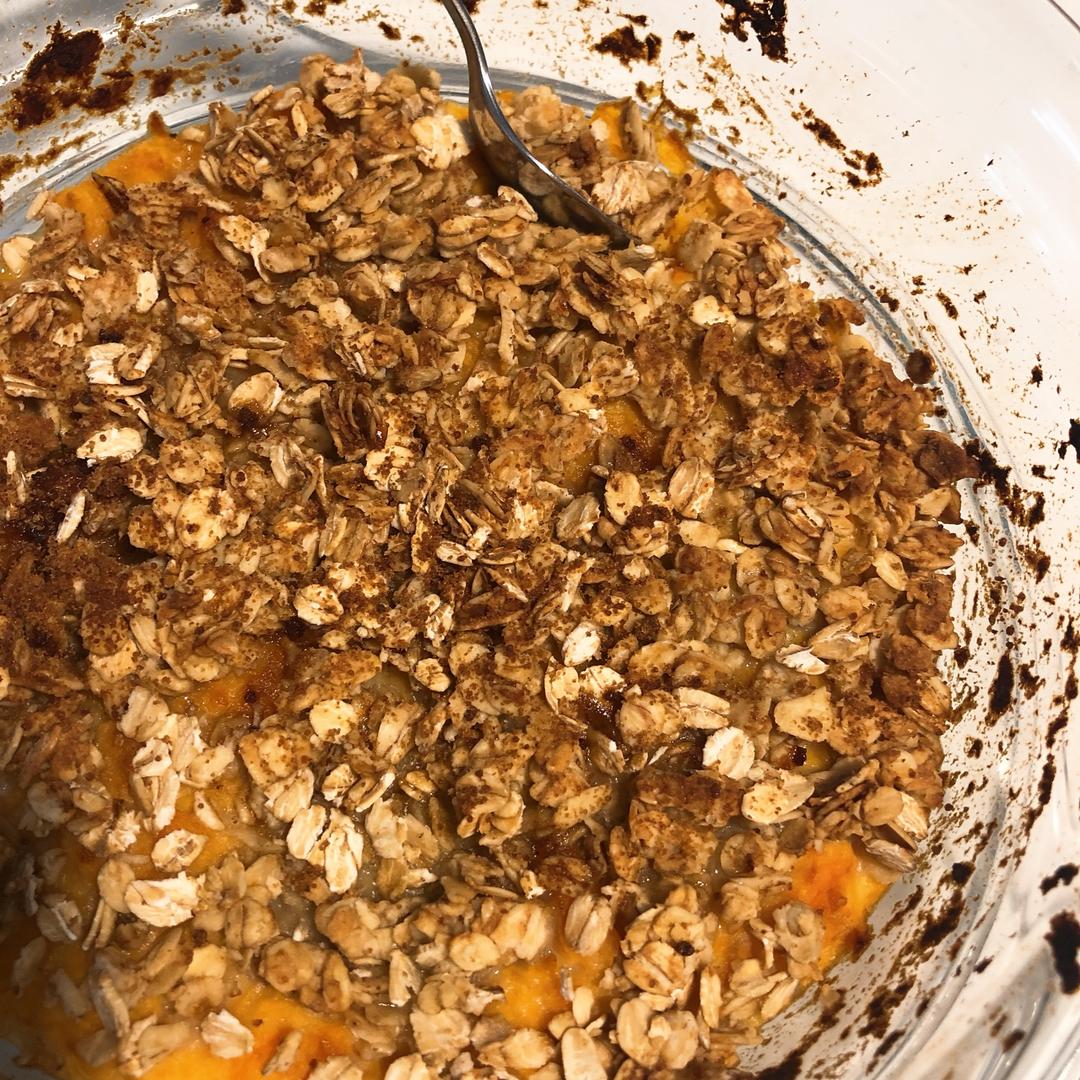 粉糯红薯泥配燕麦酥丨健康·三餐