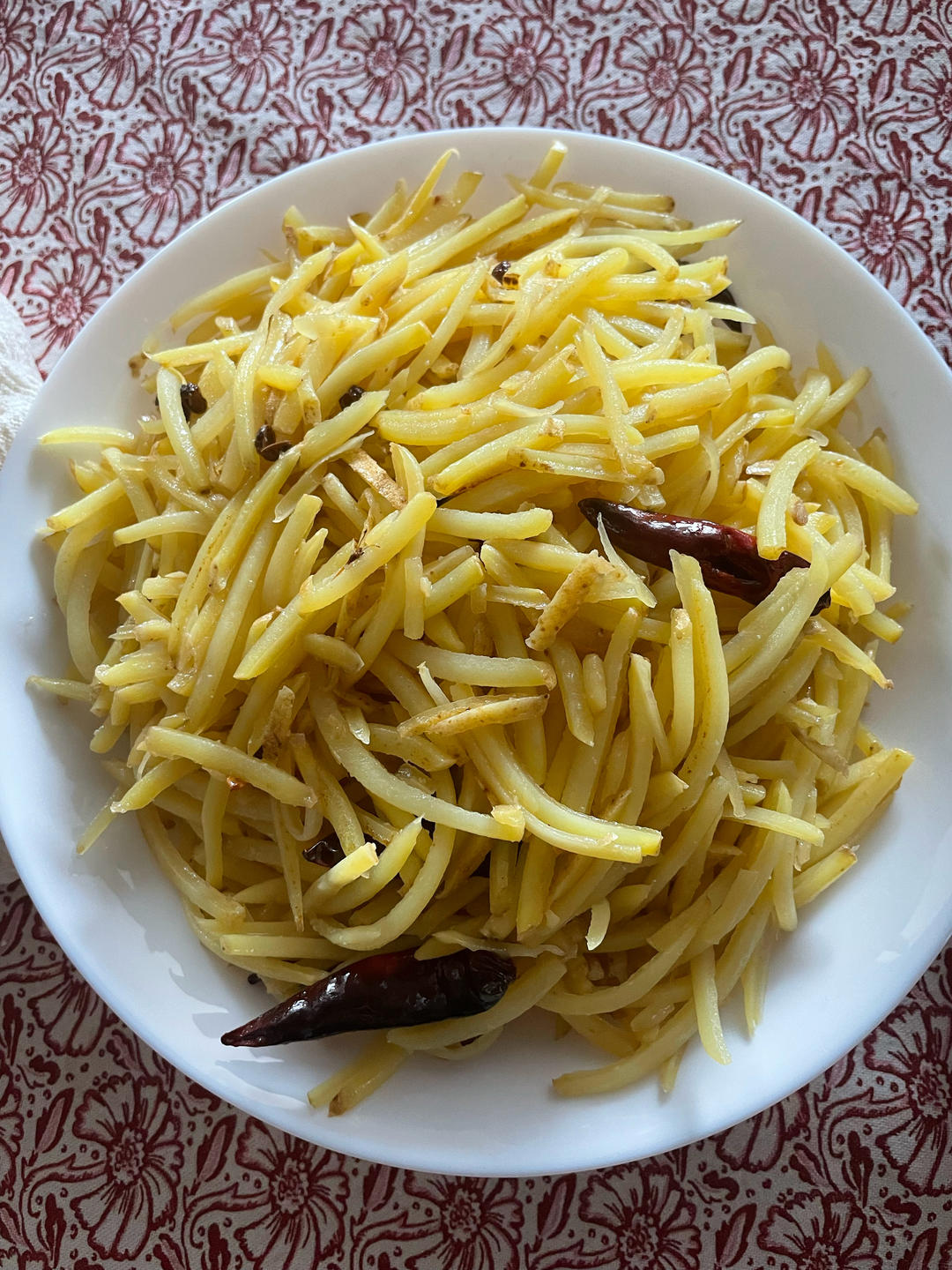 酸辣土豆丝的家常做法 超级下饭