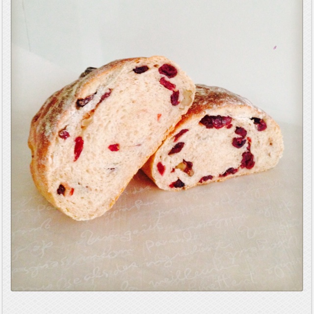 果仁法式乡村面包