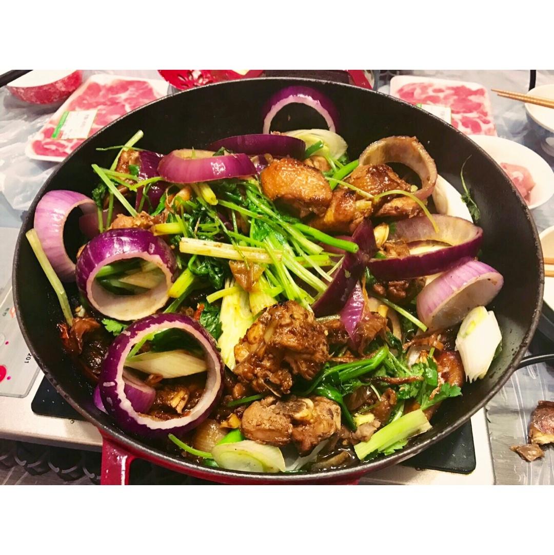 自制胡须佬鸡煲