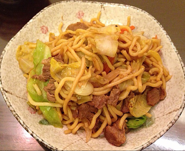 （深夜食堂）日式酱油炒面
