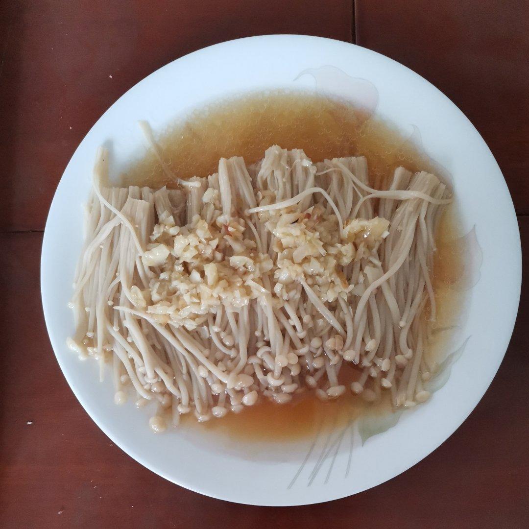 蒜蓉蒸金针菇