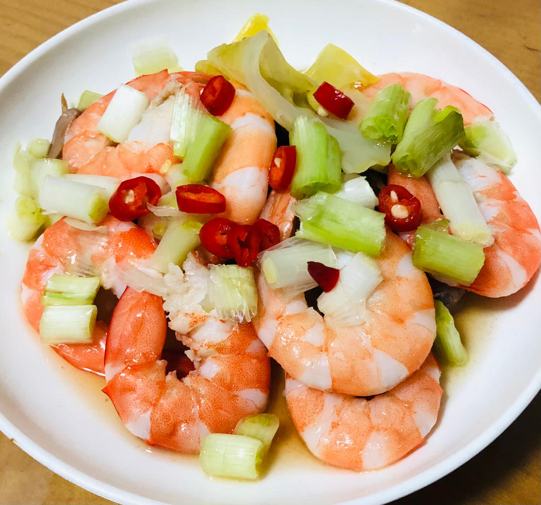 捞汁大虾【低脂又美味】