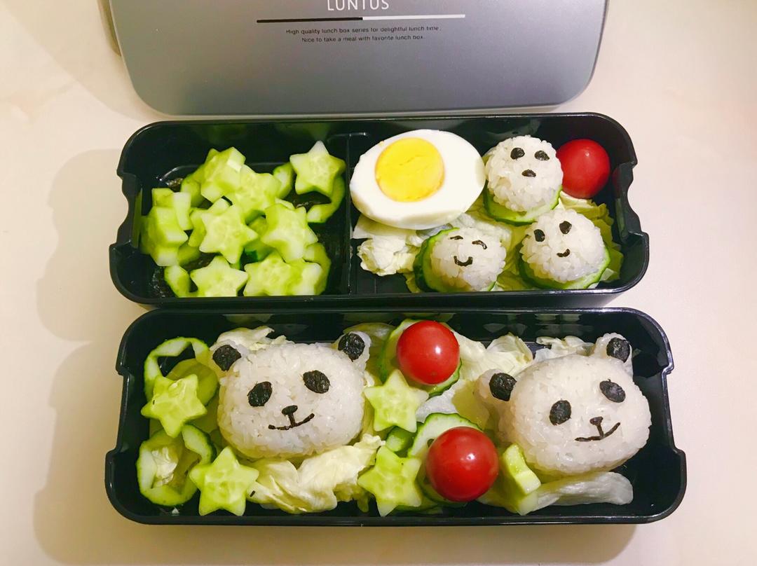 寂寞便当熊猫饭团