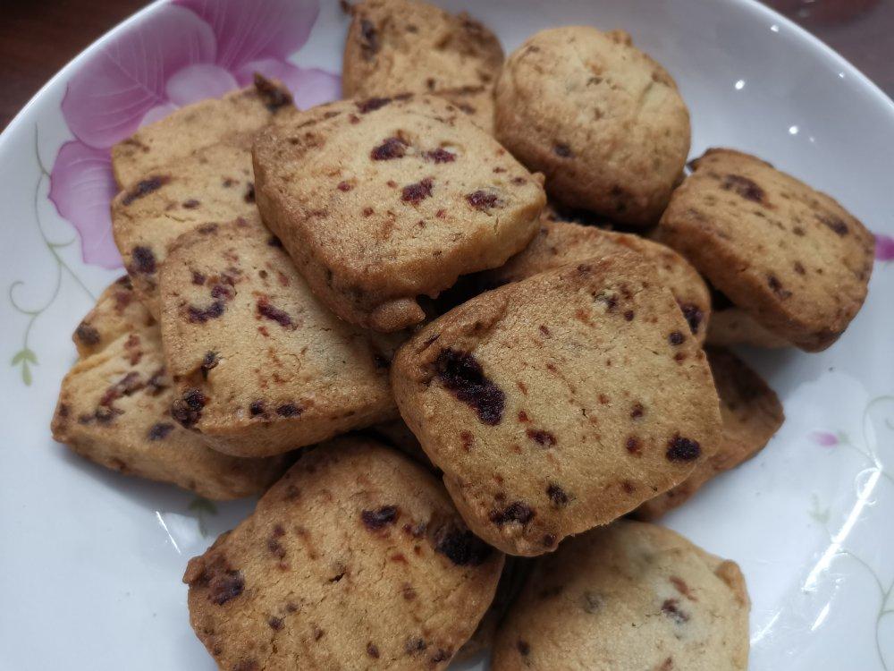 开店朋友给的配方，杏仁片巧克力豆曲奇➕蔓越莓曲奇