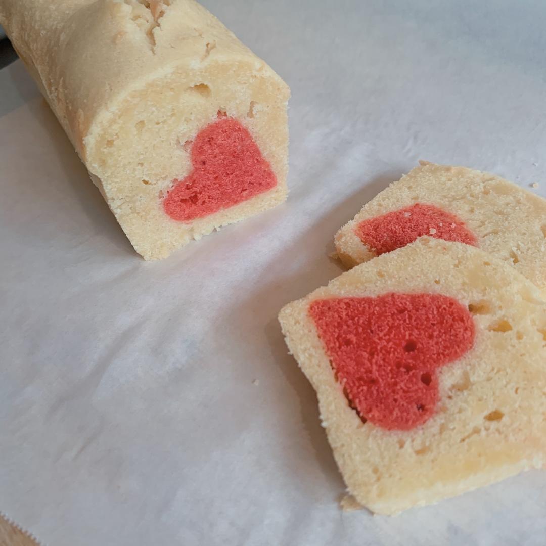 表白爱心磅蛋糕（无泡打粉版）