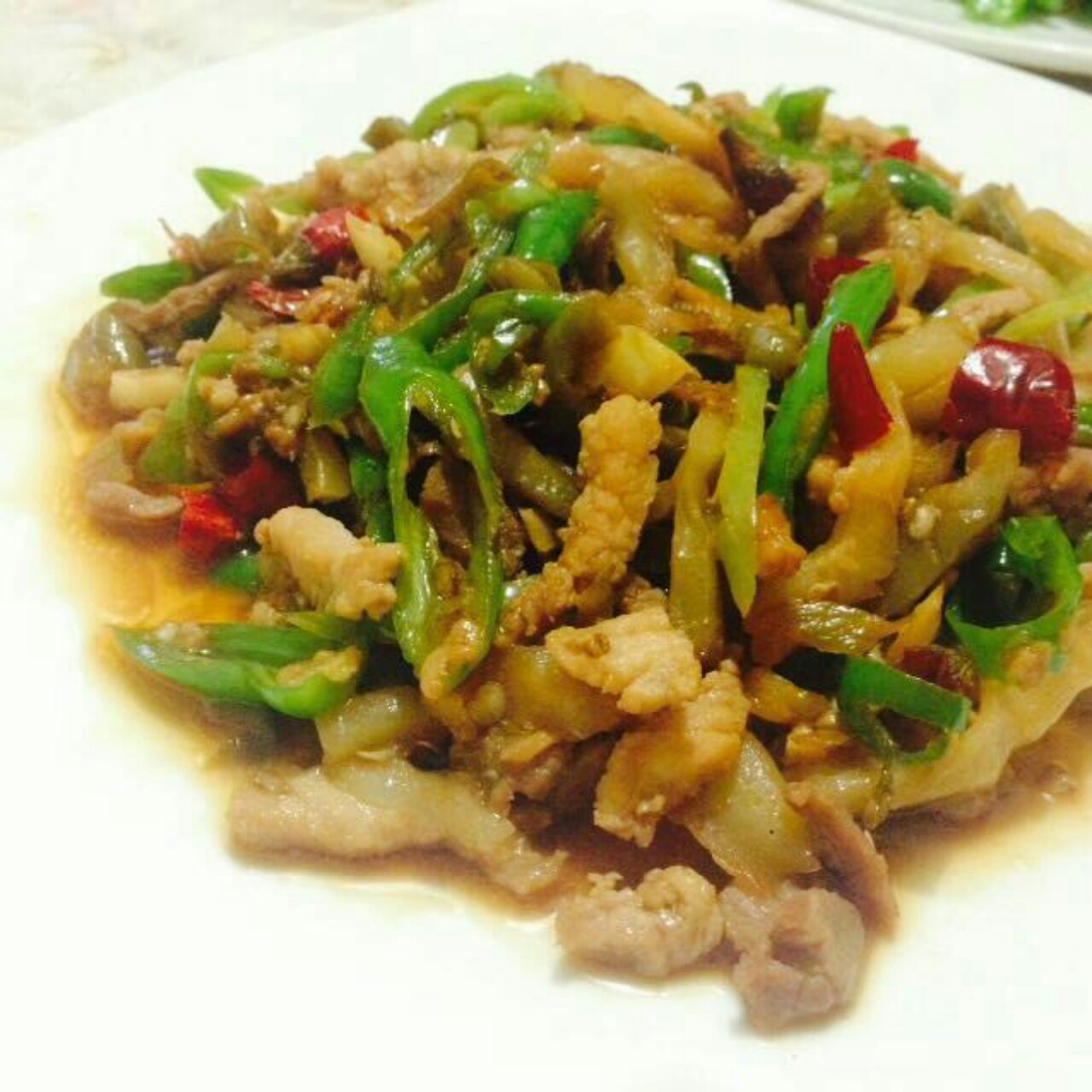 榨菜肉丝