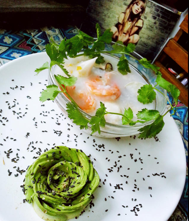 【虾粥】