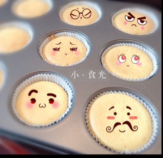 乳酪戚风小蛋糕