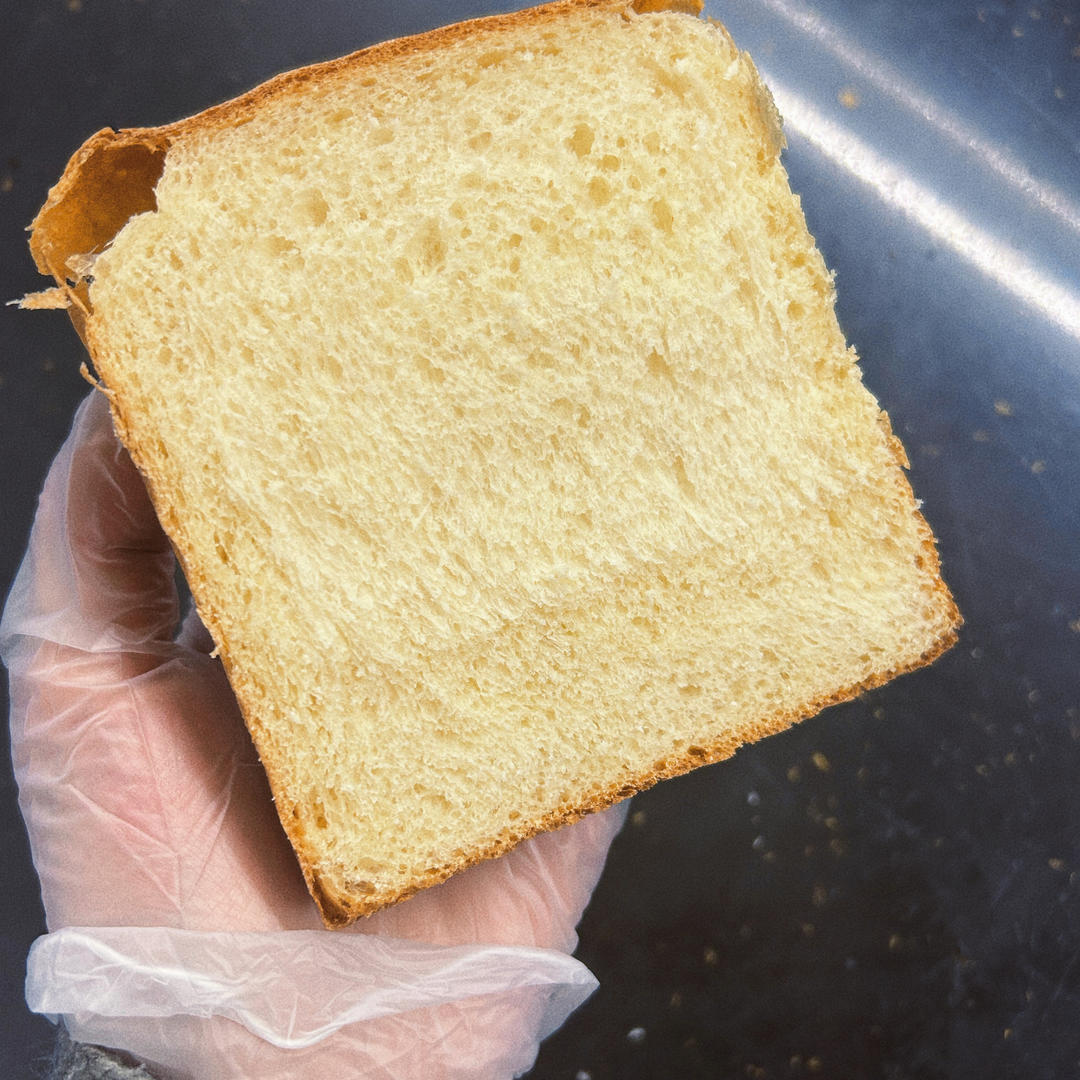 夺命软吐司(๑´ڡ`๑)超软拉丝极速方便的一次发酵吐司
