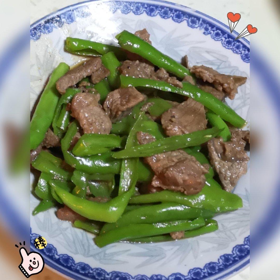 杭椒炒牛柳