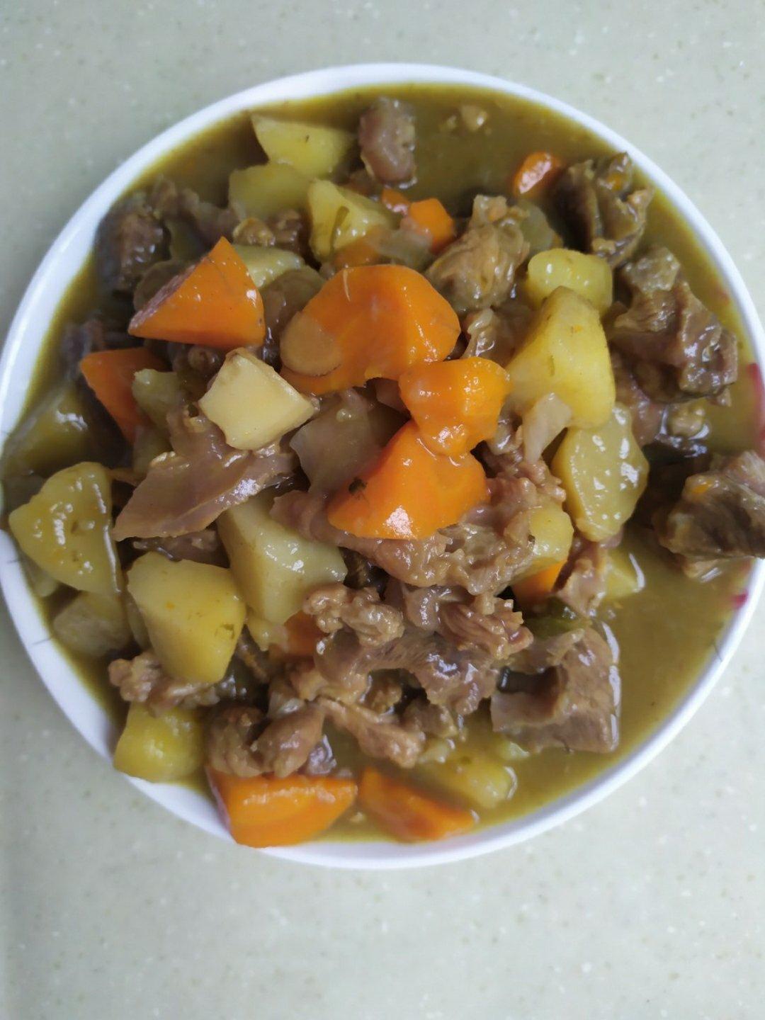 堂妈教你做咖喱牛肉饭