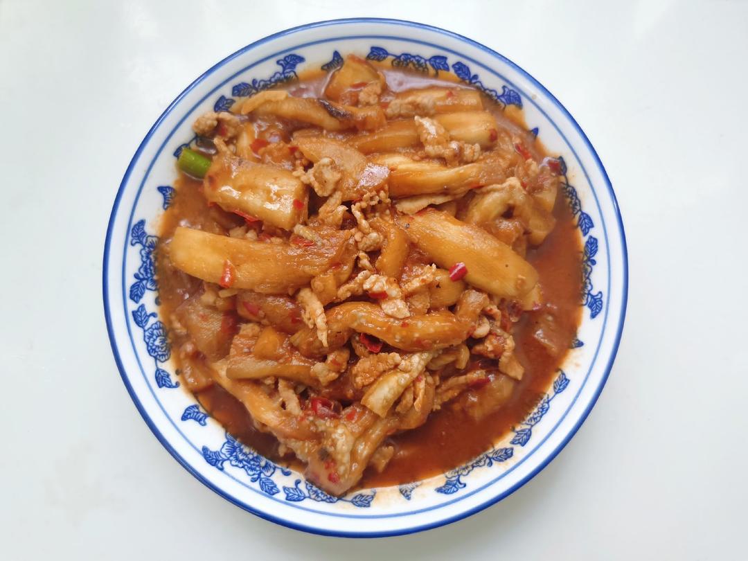 新手也能十分钟做完全家舔盘子的肉末茄子