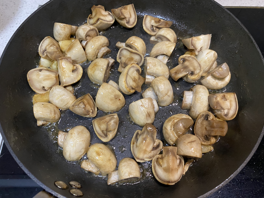 健康低卡家常菜——黑胡椒口蘑